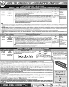 ppsc jobs 2025 advertisement
