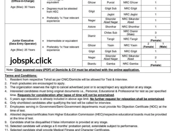 Deputy Assistant Director (Office-in-Charge) –offcial Advertisement and Junior Executive