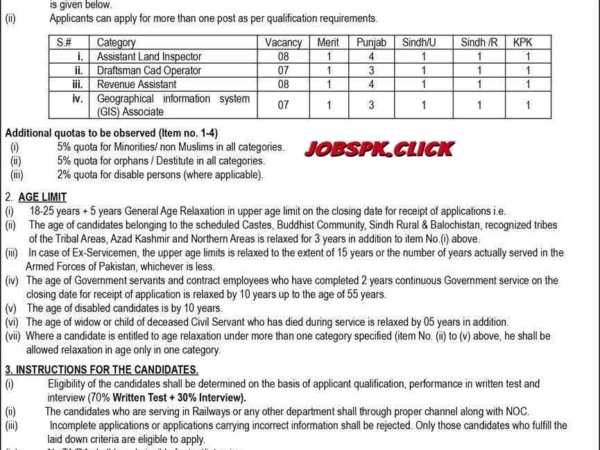 Pakistan Railway Jobs 2026 official Advertisement