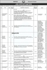WAPDA Jobs 2026 official Advertisement 