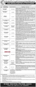 PPHI Sindh Jobs 2026 Official Advertisement